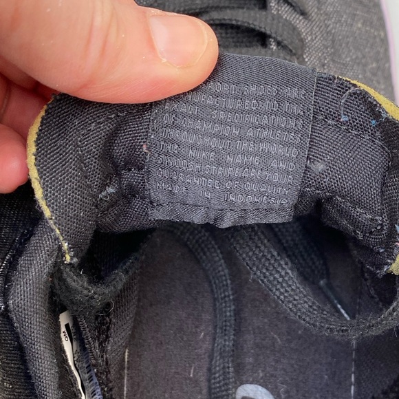 Nike Zoom Blazer Low SB Canvas Decon in Anthracite - Picture 6 of 7